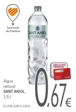 Valvi Supermercats Aigua natural SANT ANIOL oferta