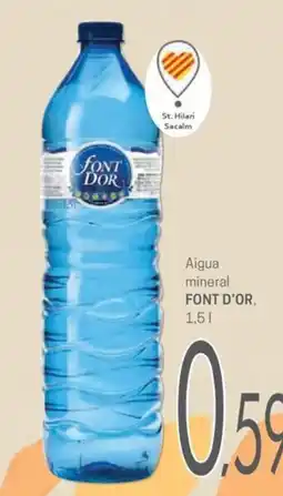 Valvi Supermercats Font d'or aigua mineral oferta