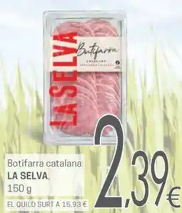 Valvi Supermercats La Selva Botifarra catalana oferta