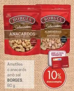 Valvi Supermercats Borges ametlles o anacards amb sal oferta