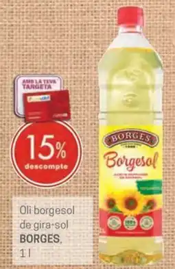 Valvi Supermercats Borges oli borgesol de gira-sol oferta