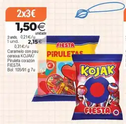 Plenus Supermercados Kojak piruletas oferta