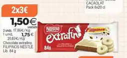 Plenus Supermercados Nestle chocolate extrafin filipinos oferta