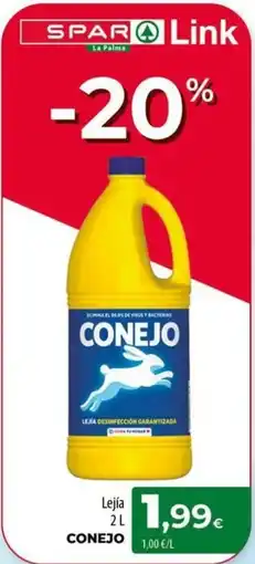Spar La Palma Conejo lejía oferta