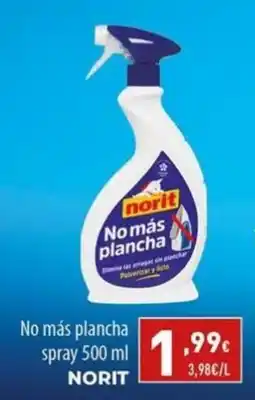 Spar La Palma norit no más plancha spray oferta