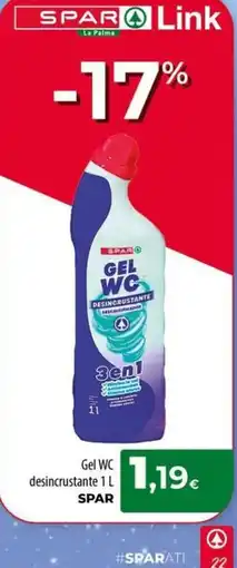 Spar La Palma spar gel wc desincrustante oferta