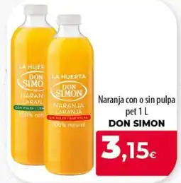 SPAR Lanzarote Don Simon naranja con o sin pulpa oferta