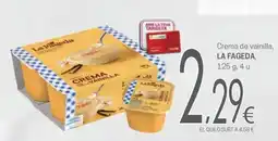 Valvi Supermercats La Fageda crema de vainilla oferta