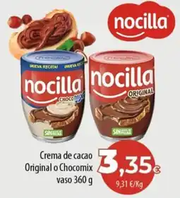 SPAR Lanzarote nocilla crema de cacao original o chocomix oferta
