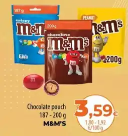 SPAR Lanzarote M&M'S Chocolate pouch oferta
