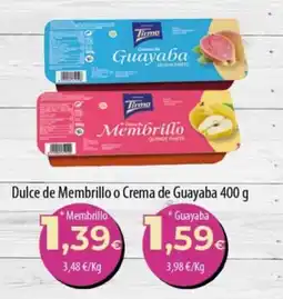 SPAR Lanzarote Tirma Dulce de Membrillo o Crema de Guayaba oferta