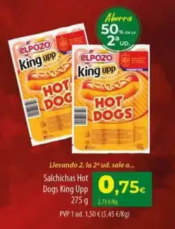 Spar La Palma elpozo hot dogs king upp oferta