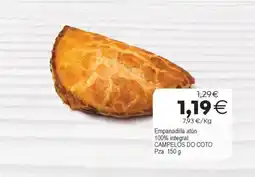 Plenus Supermercados Campeles do Coto empanadilla atún oferta