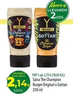 SPAR Lanzarote Ybarra salsa the champion burger original o gottan oferta