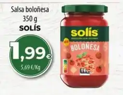 Spar La Palma solis salsa boloñesa oferta