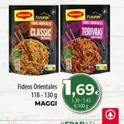 Spar La Palma Maggi fideos orientales classic oferta