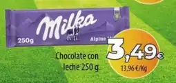 Spar La Palma Milka chocolate con leche oferta