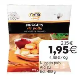 Plenus Supermercados Artiq nuggets de pollo oferta