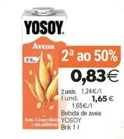Plenus Supermercados Yosoy bebida de avena oferta