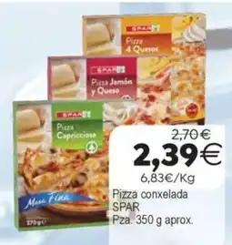 Plenus Supermercados SPAR Pizza conxelada oferta