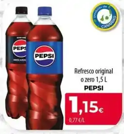 Spar La Palma Pepsi refresco original o zero oferta