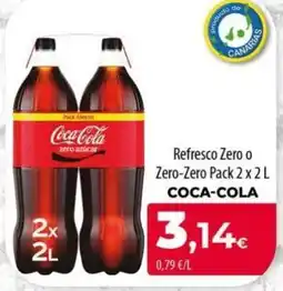 Spar La Palma Coca-Cola refresco zero oferta