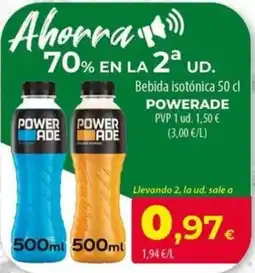 Spar La Palma Powerade bebida isotónica oferta