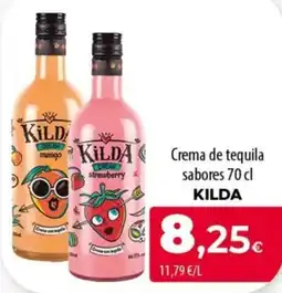 SPAR Lanzarote Kilda crema de tequila sabores oferta