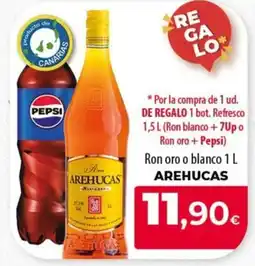 SPAR Lanzarote Arehucas Ron oro o blanco oferta
