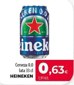 SPAR Lanzarote Heineken cerveza 0.0 oferta