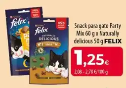 SPAR Lanzarote felix snack para gato party mix oferta