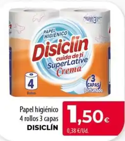 SPAR Lanzarote Disiclin papel higiénico superlative crema oferta