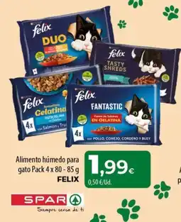 SPAR Lanzarote felix alimento húmedo para gato oferta