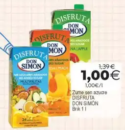 Plenus Supermercados Disfruta don simon zume sen azucre oferta