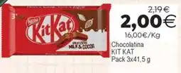 Plenus Supermercados Kit Kat oferta