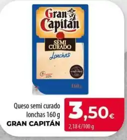 Spar La Palma gran capitán queso semi curado lonchas oferta