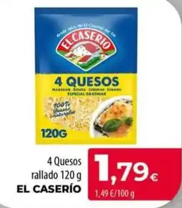 Spar La Palma El caserío 4 quesos rallado oferta