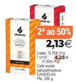 Plenus Supermercados Candelas café molido natural/mestura oferta