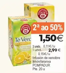 Plenus Supermercados Pompadur té verde oferta