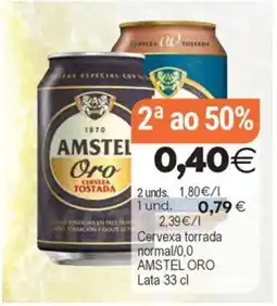 Plenus Supermercados Amstel Oro oferta