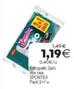 Plenus Supermercados Spontex estropallo zero non raia oferta