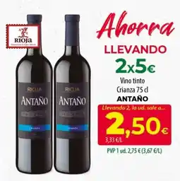 SPAR Lanzarote Antaño vino tinto crianza oferta