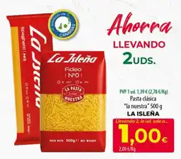 SPAR Lanzarote La Isleña pasta clásica oferta