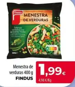 Spar La Palma Findus menestra de verduras oferta