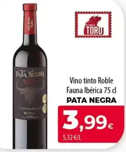 SPAR Lanzarote Pata Negra vino tinto roble oferta