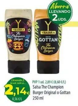 Spar La Palma Ybarra salsa the champion burger original o gottan oferta