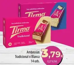 Spar La Palma Tirma ambrosías Tradicional o Blanca oferta