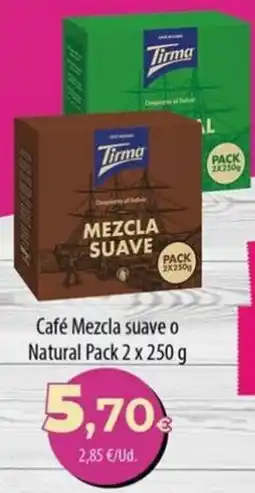 Spar La Palma Tirma Café Mezcla suave o Natural oferta