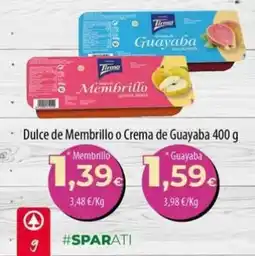 Spar La Palma Tirma Dulce de Membrillo o Crema de Guayaba oferta