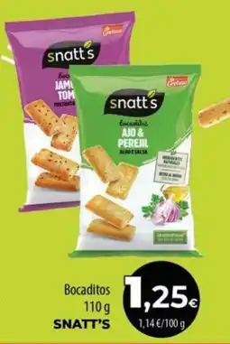 Spar La Palma Snatt's bocaditos ajo & perejil oferta